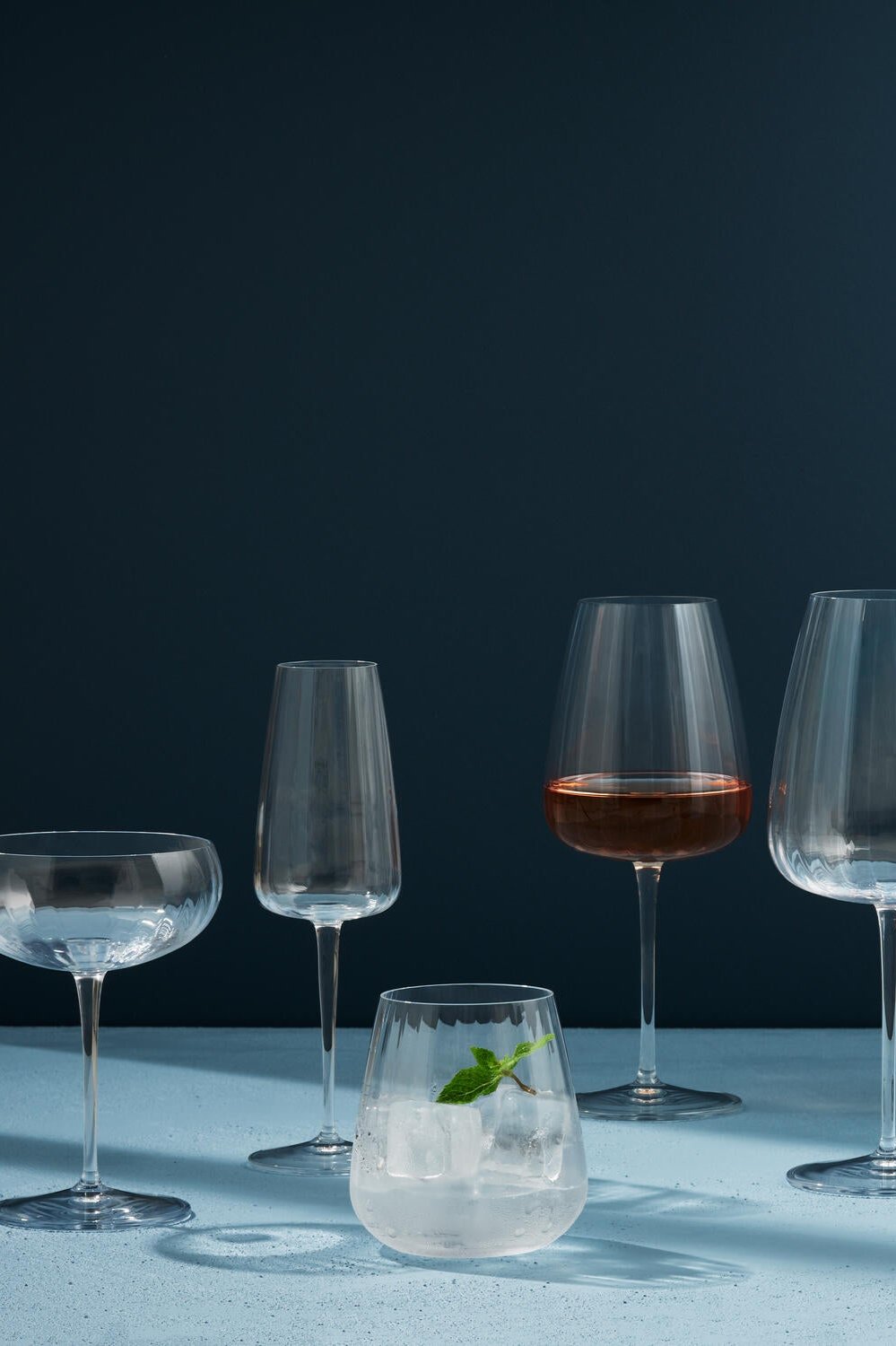 Optica vandglas 4 stk. - 45 cl.